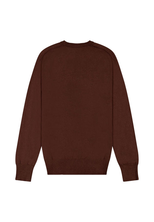 Wrangler Men's Knit Sweater In Mahogany