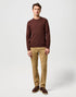 Wrangler Men's Knit Sweater In Mahogany