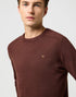 Wrangler Men's Knit Sweater In Mahogany