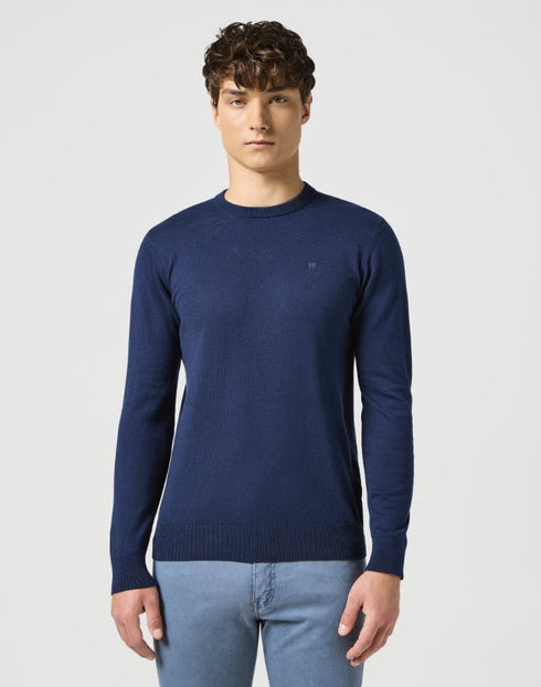 Wrangler Men's Knit Sweater In Navy