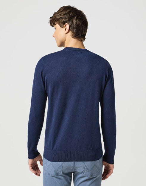 Wrangler Men's Knit Sweater In Navy