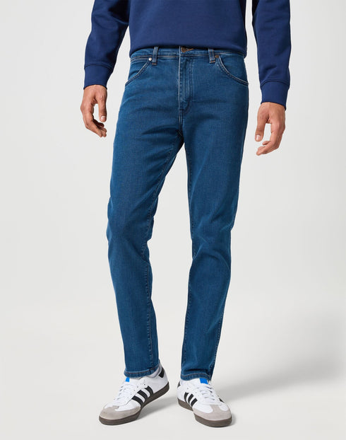 Wrangler Men's Larston Jeans In Blue Grey