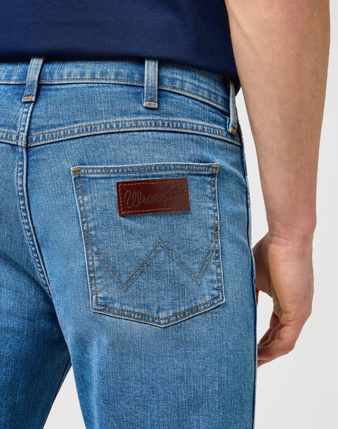 Wrangler Men's Larston Jeans In Coastal Blue - Rodeo In