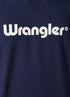 Wrangler Men's Logo Crew Sweatshirt In Navy