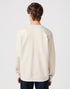 Wrangler Men's Logo Crew Sweatshirt In Vintage White