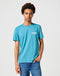 Wrangler Men's Logo Stars T-Shirt In Storm Blue