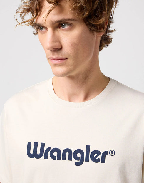 Wrangler Men's Logo T-Shirt In White - Rodeo In