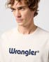 Wrangler Men's Logo T-Shirt In White - Rodeo In