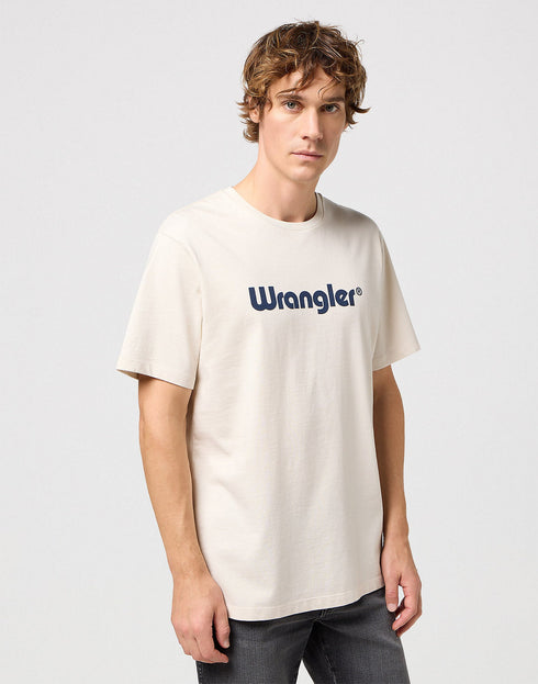Wrangler Men's Logo T-Shirt In White - Rodeo In