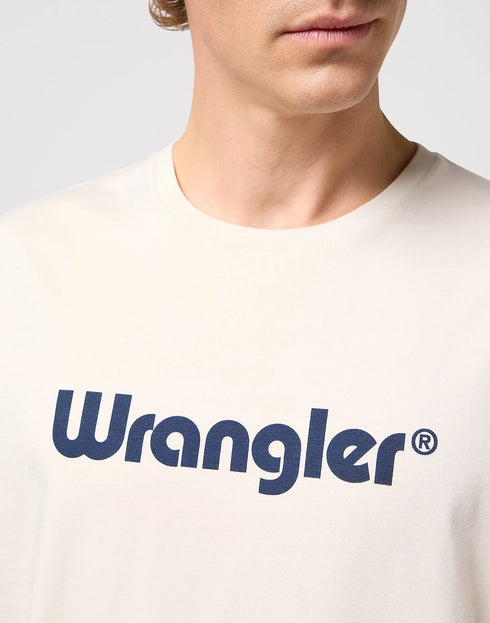 Wrangler Men's Logo T-Shirt In White - Rodeo In