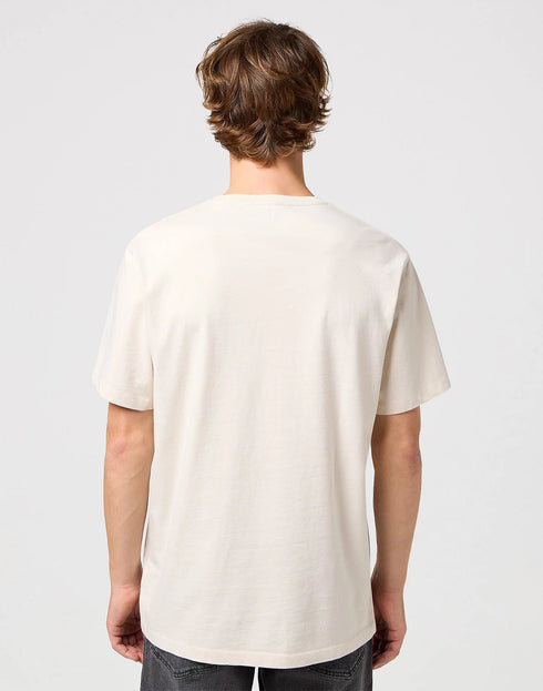 Wrangler Men's Logo T-Shirt In White - Rodeo In