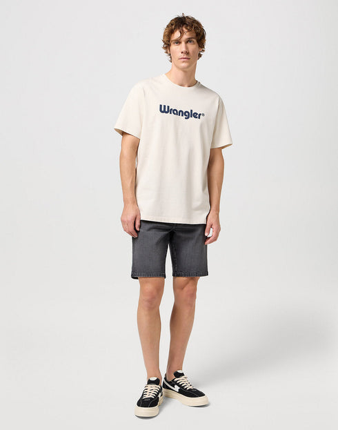 Wrangler Men's Logo T-Shirt In White - Rodeo In