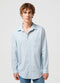 Wrangler Men's Long Sleeve 1 Pocket Shirt In Blue Fog