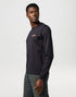 Wrangler Men's Long Sleeve Americana T-Shirt In Black - Rodeo In