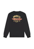 Wrangler Men's Long Sleeve Americana T-Shirt In Black - Rodeo In