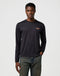 Wrangler Men's Long Sleeve Americana T-Shirt In Black - Rodeo In