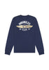 Wrangler Men's Long Sleeve Americana T-Shirt In Navy - Rodeo In