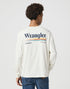 Wrangler Men's Long Sleeve Graphic T-Shirt In Vintage White