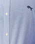 Wrangler Men's Long Sleeve Shirt In Oxford Blue - Rodeo In