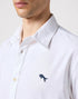 Wrangler Men's Long Sleeve Shirt In White Oxford - Rodeo In