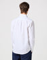 Wrangler Men's Long Sleeve Shirt In White Oxford - Rodeo In