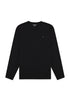Wrangler Men's Long Sleeve Sign Off Patch Logo T-Shirt In Black