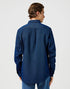 Wrangler Men's Oxford Denim Shirt In Indigo Oxford - Rodeo In