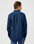 Wrangler Men's Oxford Denim Shirt In Indigo Oxford