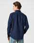 Wrangler Men's Oxford Shirt In Dark Navy