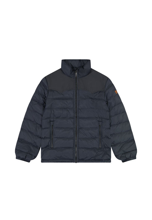 Wrangler Men's Packable Puffer Jacket In Black - Rodeo In