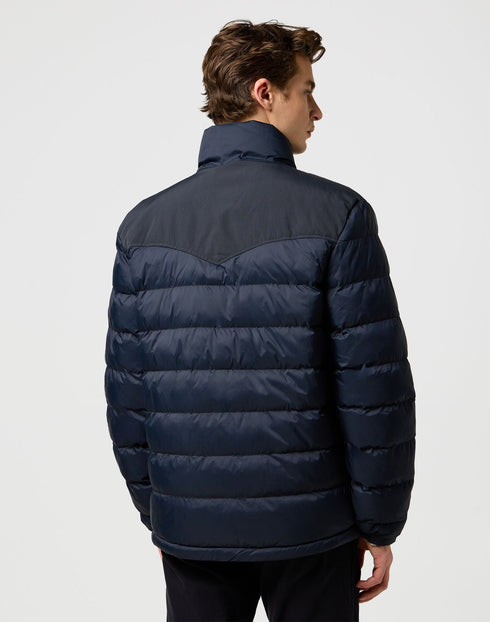 Wrangler Men's Packable Puffer Jacket In Black - Rodeo In