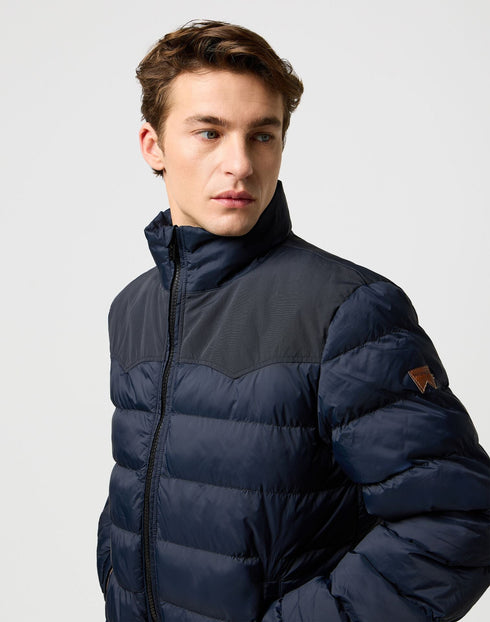 Wrangler Men's Packable Puffer Jacket In Black - Rodeo In