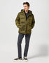 Wrangler Men's Parka Jacket In Ivy Green - Rodeo In