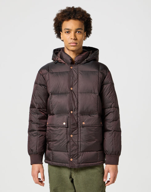 Wrangler Men's Parka Jacket In Mole