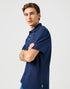 Wrangler Men's Polo T-Shirt In Black Iris