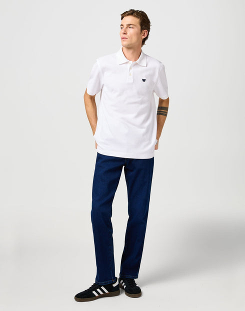 Wrangler Men's Polo T-Shirt In Bright White