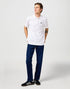 Wrangler Men's Polo T-Shirt In Bright White