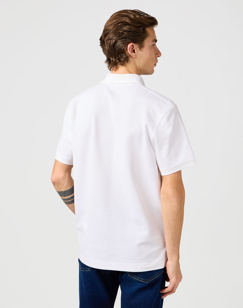 Wrangler Men's Polo T-Shirt In Bright White