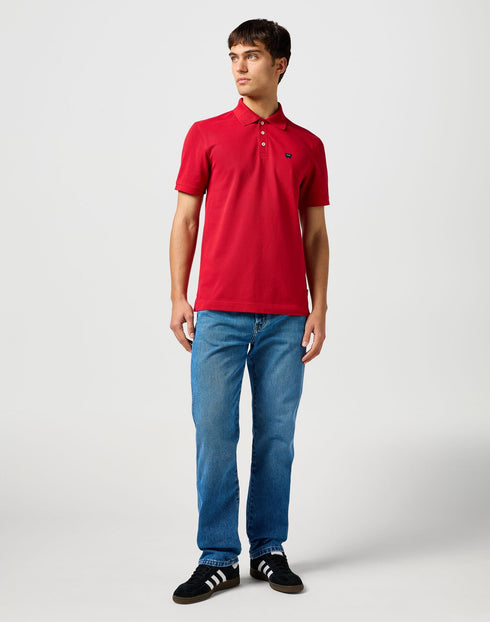 Wrangler Men's Polo T-Shirt In Red