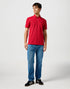 Wrangler Men's Polo T-Shirt In Red