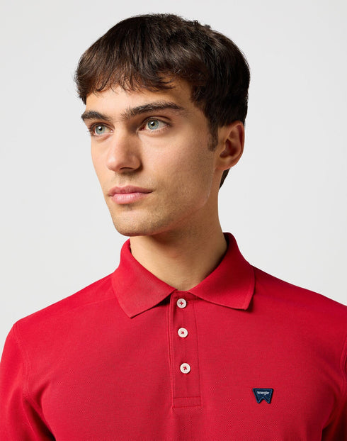 Wrangler Men's Polo T-Shirt In Red