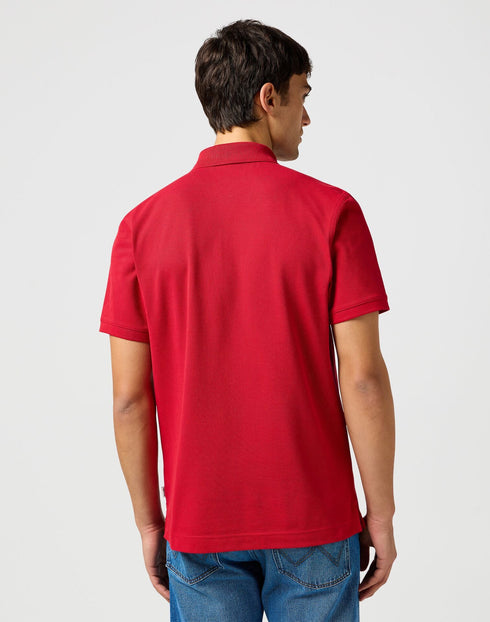 Wrangler Men's Polo T-Shirt In Red