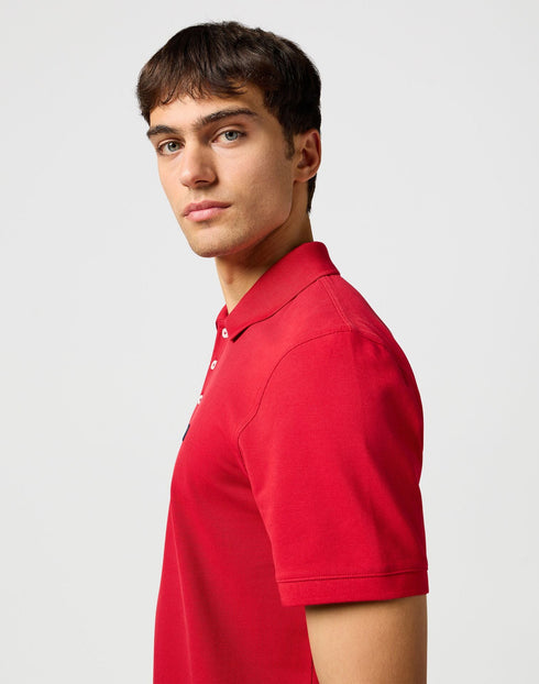 Wrangler Men's Polo T-Shirt In Red