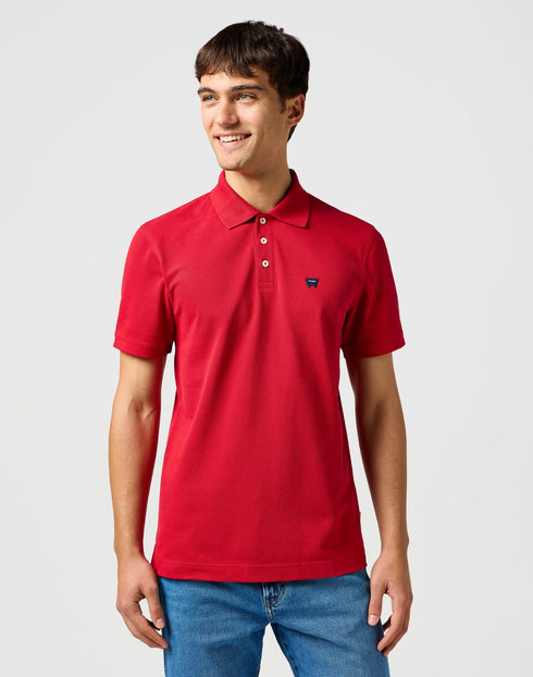 Wrangler Men's Polo T-Shirt In Red