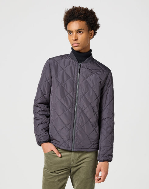 Wrangler Men's Puffer Jacket In Faded Black