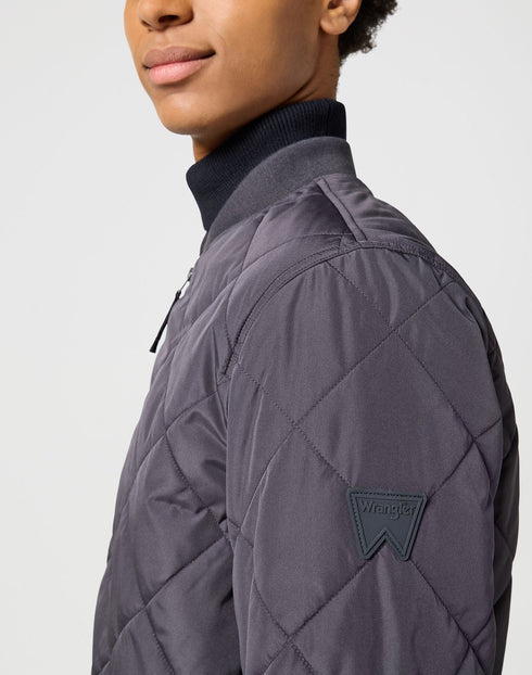 Wrangler Men's Puffer Jacket In Faded Black