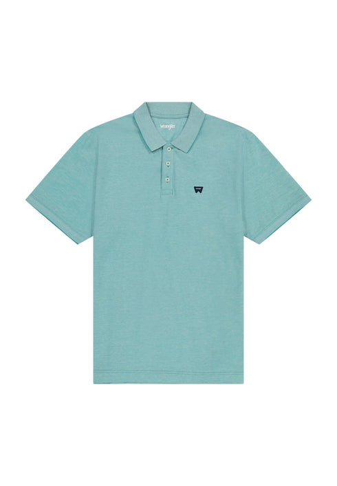 Wrangler Men's Refined Polo Shirt In Teal