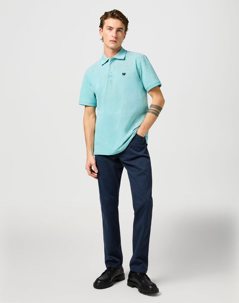 Wrangler Men's Refined Polo Shirt In Teal