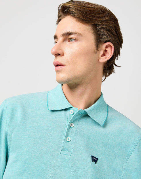 Wrangler Men's Refined Polo Shirt In Teal