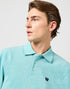 Wrangler Men's Refined Polo Shirt In Teal